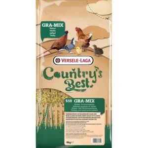 Sparpaket 2 x 4 kg Versele-Laga Country's Best Gra-Mix Geflügel Küken- und Wachtelmischung Geflügel Ergänzungsfutter Markenware